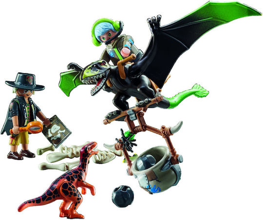 Playmobil Dino Rise Dimorphodon & Explorers pentru 5-10 ani