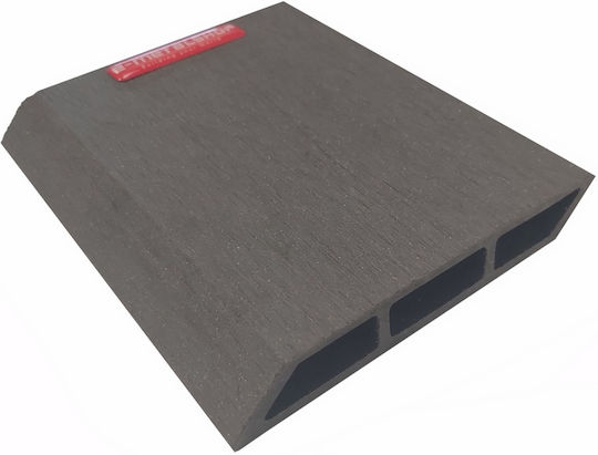 Dedron Garden Fencing Material Oblique Grey 1pcs Gray