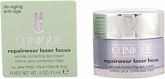 Clinique Repairwear Laser Focus Κρέμα Ματιών για Ενυδάτωση & Αντιγήρανση 15ml