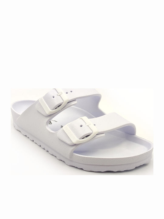 Wanda Men's White Flip Flops