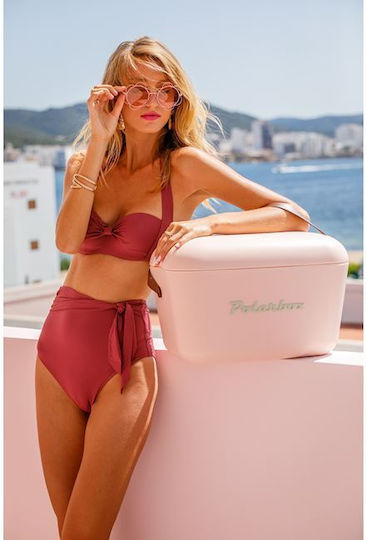 Polarbox Classic & Pop Style Portable Fridge 12lt Pink-Turquoise