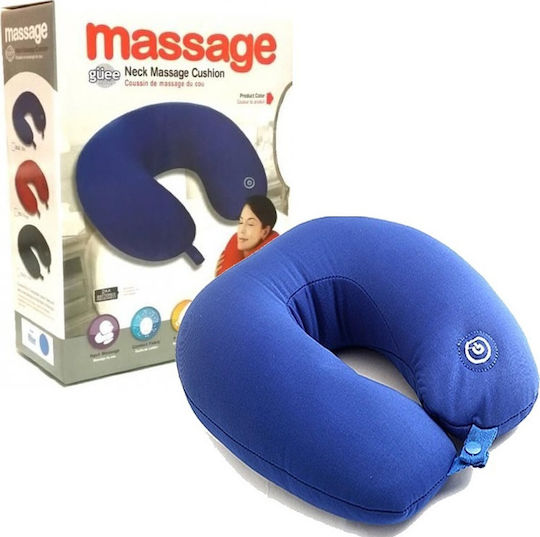 Guee Cushion Pillow Massage for the Neck Blue