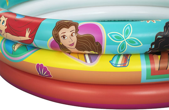 Bestway Children's Round PVC Swimming Pool 200L Inflatable 122x25cm Princess Multicolour