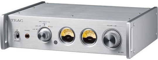 Teac AX-505 Ολοκληρωμένος Ενισχυτής Hi-Fi Stereo 70W/4Ω 115W/8Ω AX-505-S Ασημί