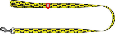 WauDog Dog Leash/Lead Strap Batman Logo Large 25mm in Yellow color 1.22m 31-177