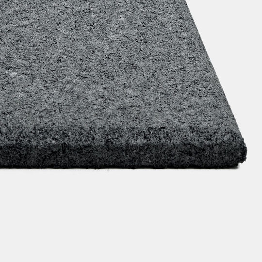 Beka Rubber Boden Bodenbelag für Turnhallengeräte Fitnessstudio Gray 100x100x2cm 1Stück