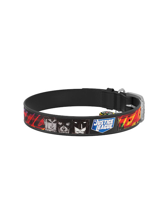 WauDog Justice League Dog Collar Leather 20 - 28cm