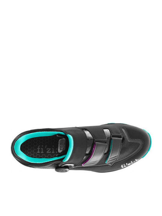 Fizik M6B Donna Γυναικεία Χαμηλά Παπούτσια Ποδηλασίας Βουνού Μαύρα
