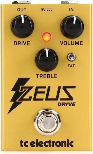 TC Electronic Zeus Overdrive 34000206 Педал Ефект Overdrive Електрическа китара