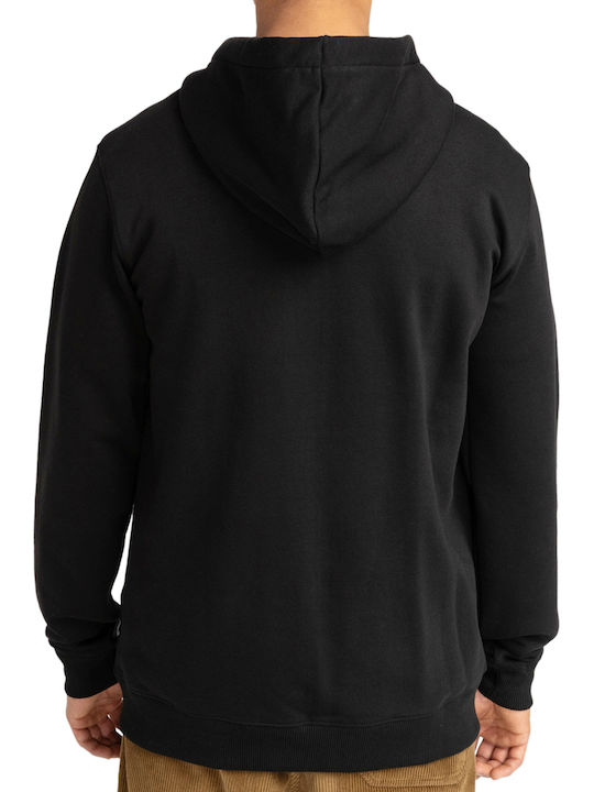 Billabong Herren Sweatshirt Jacke mit Kapuze und Taschen Schwarz