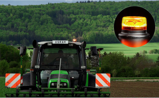 Osram Car Beacon LED 12 / 24V Waterproof with Orange Lighting
