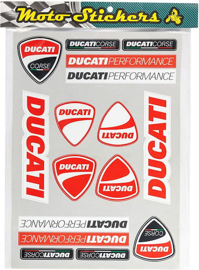 Stickers Set Ducati Moto Stickers Multicolour