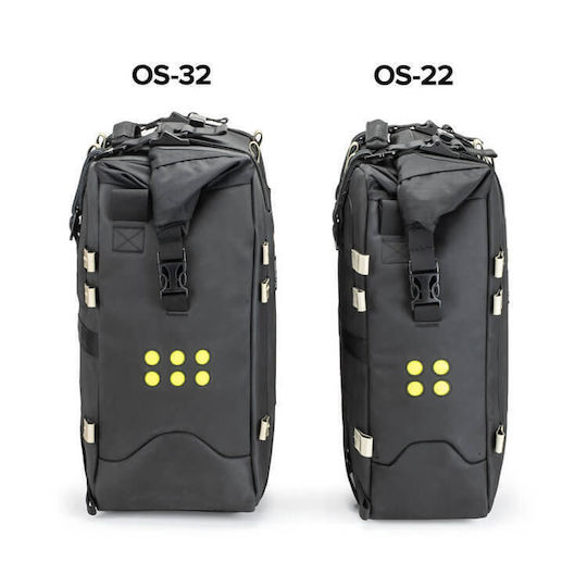 Kriega Adventure Pack Motorcycle Hard Side Case 22lt in Black Colour