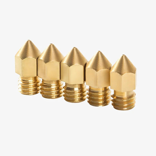 Creality3D 0,4mm Brass Nozzle Kit 6x13mm 5pcs