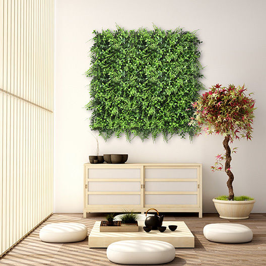 Newplan Panou artificial de frunziș F028 Cireș de vară 50x50cm Newplan Panou artificial de frunziș F028 Cireș de vară 50x50cm