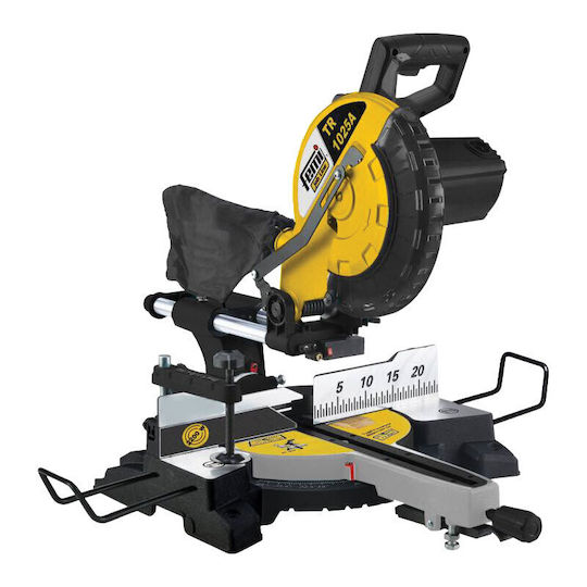 Femi TR1025/A Fierăstrău Cu Tăietor De Unghi La Rețea 2200W Glisant Cu Ghid De Tăiere Laser Și Diametru Disc 255mm