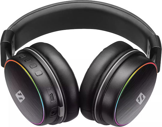 Sandberg HeroBlaster Fără fir Over Ear Gaming Headset cu conexiune Bluetooth Negru