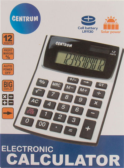 Centrum Calculator 12 Digits in Silver Color 1pcs