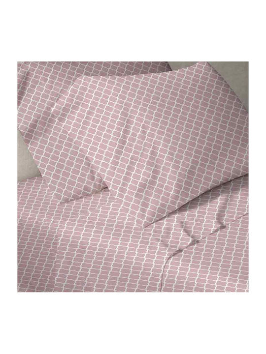 Sunshine Sheet Sets Double 200x250cm. Pink 4pcs