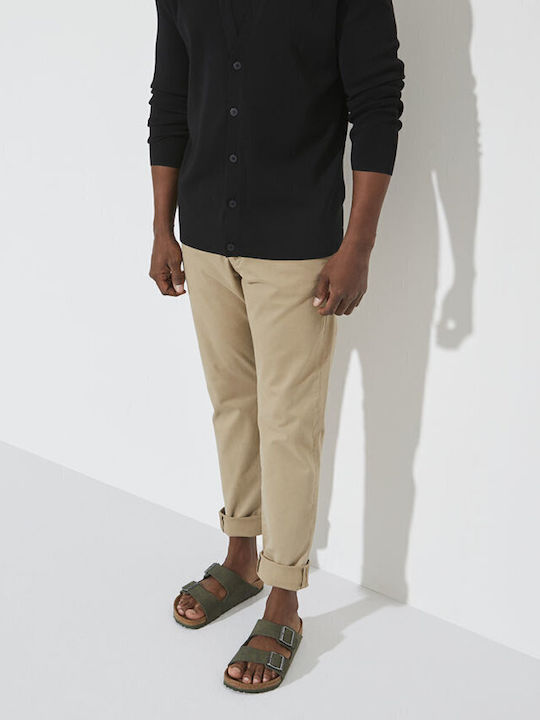Arizona Vegan Micro Fibre Ανδρικά Σανδάλια σε Πράσινο Χρώμα Narrow Fit