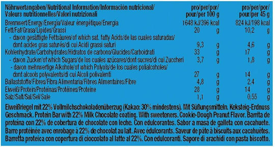 Weider Joe's Soft Bar Блокче с 28% Протеин & Вкус Cookie Dough Peanut 50гр