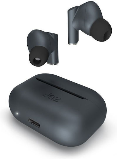 SBS Jaz Rooki In-ear Bluetooth Handsfree Ακουστικά με Θήκη Φόρτισης Μαύρα