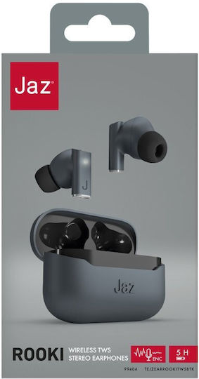 SBS Jaz Rooki In-ear Bluetooth Handsfree Ακουστικά με Θήκη Φόρτισης Μαύρα