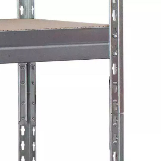 AR Shelving Ραφιέρα Dexion Γαλβανιζέ 120x45x180εκ. με 5 Ράφια Συνολικής Αντοχής 1500kg