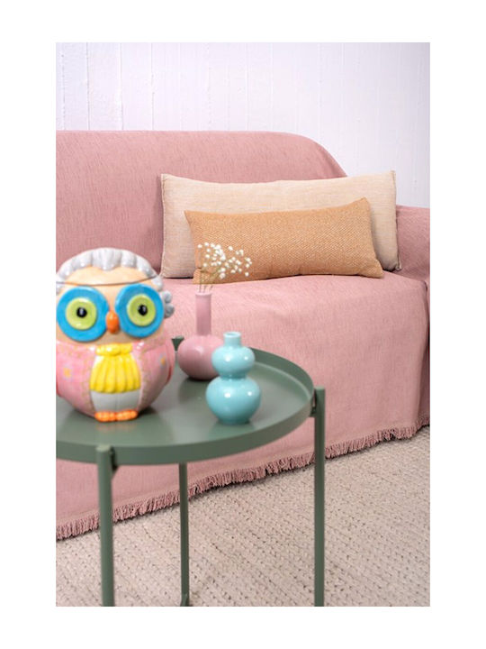 Naf Naf 358/21 Three-Seater Sofa Throw Chenille 180x300cm Powder