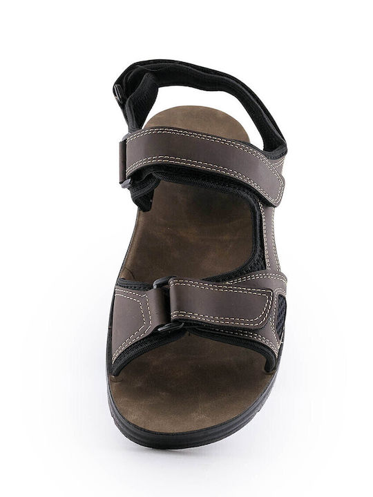 Herrensandalen in Braun Farbe