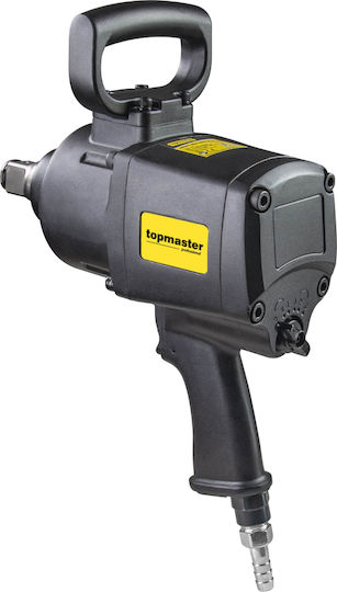 Topmaster 344106 Air Impact Wrench 1 Square Drive with Maximum Torque 244.73kgm