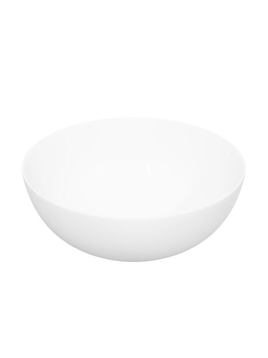 vidaXL Countertop Sink Ceramic 36x36x15cm White