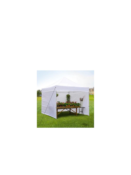 Timeless Tools Faltbarer Pavillon Garten Weiß 3x3m