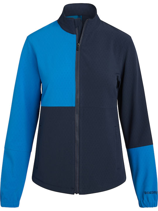 Saucony Solstice Sports Jacket Navy Blue