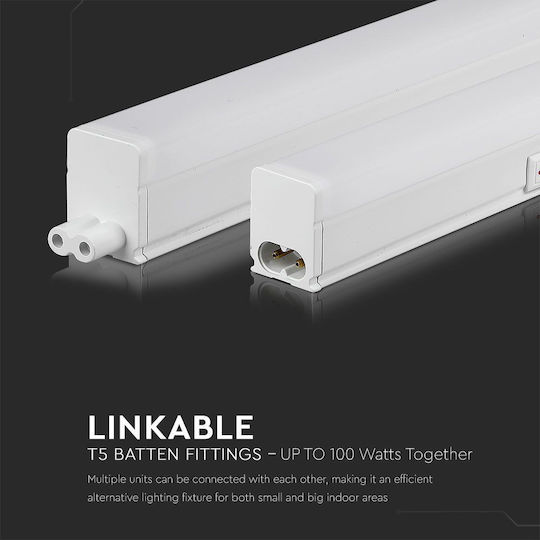 V-TAC Φωτιστικό Πάγκου Κουζίνας LED 7W Naturweiß mit Schalter M55.1xB2.7xH3cm.