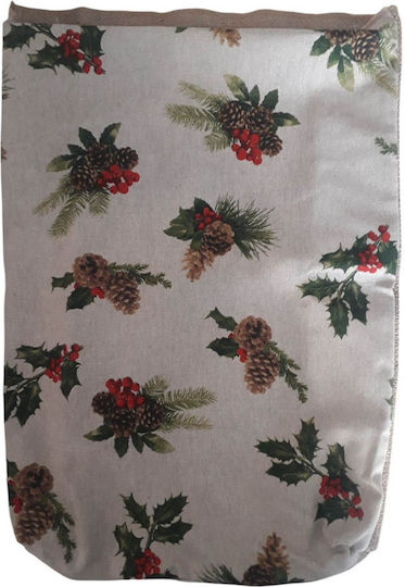 Eurolamp Имел Коледна Чанта за Подарък Бежов 34x47см.