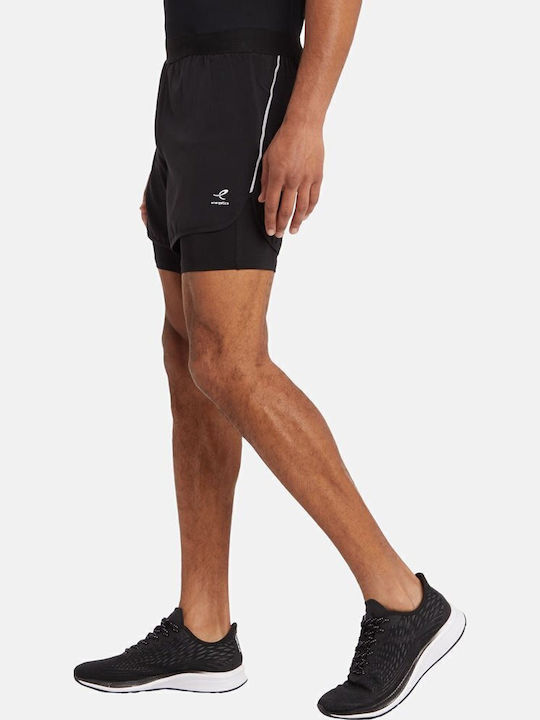 Allen V Спортен Мъжки Бермуди Regular Fit Черни