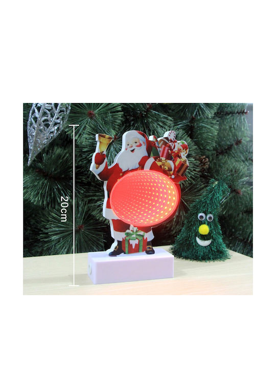 Christmas Infinity Led 3D Santa Claus Light 20cm