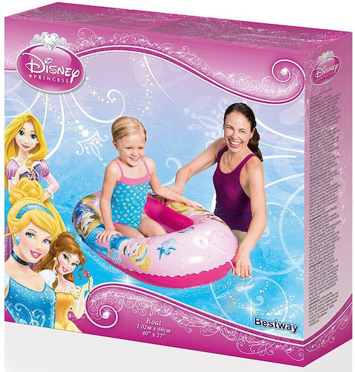 Bestway Aufblasbares Kinderboot Rosa 102x69cm