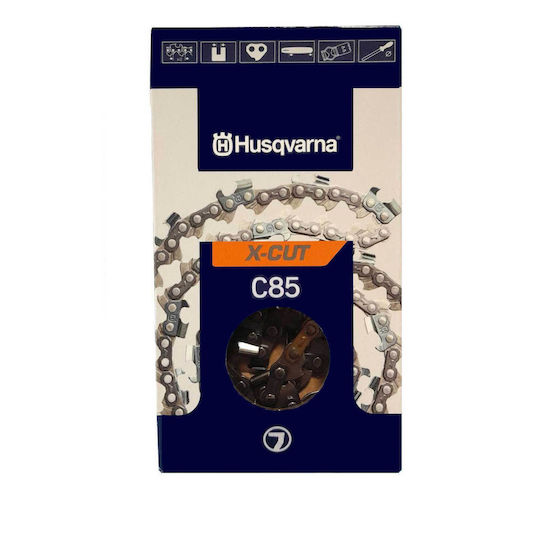 Husqvarna 581 62 66-60 Αλυσίδα Αλυσοπρίονου με Βήμα 3/8", Πάχος Οδηγών .058"-1.5mm & Αριθμό Οδηγών 60Ε