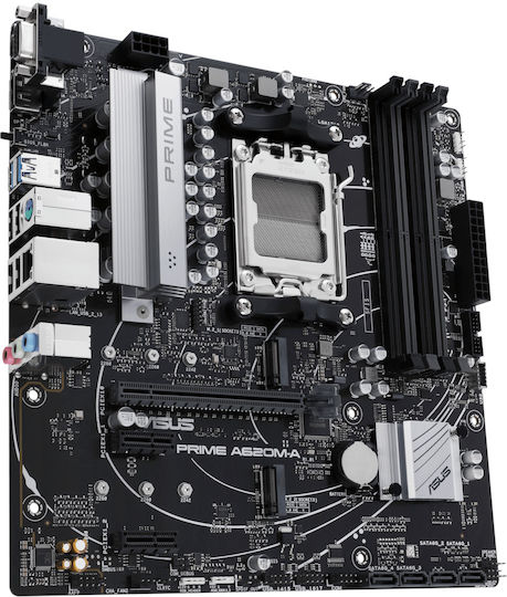 Asus Prime A620M-A-CSM Дънна платка Micro ATX с AMD AM5 Сокет