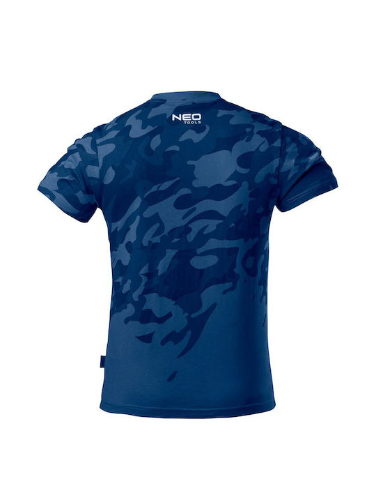 Neo Tools Arbeit T-Shirt Marineblau