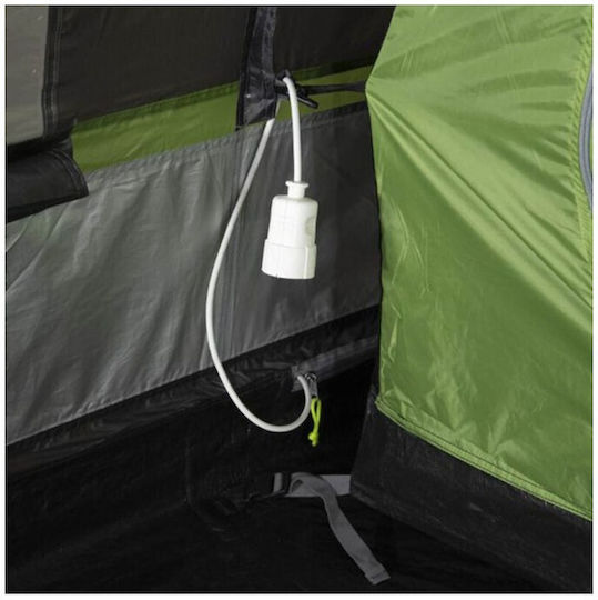 High Peak Garda 5.0 Winter Camping Tent Tunnel Grey with Double Cloth for 5 People 550x300cm