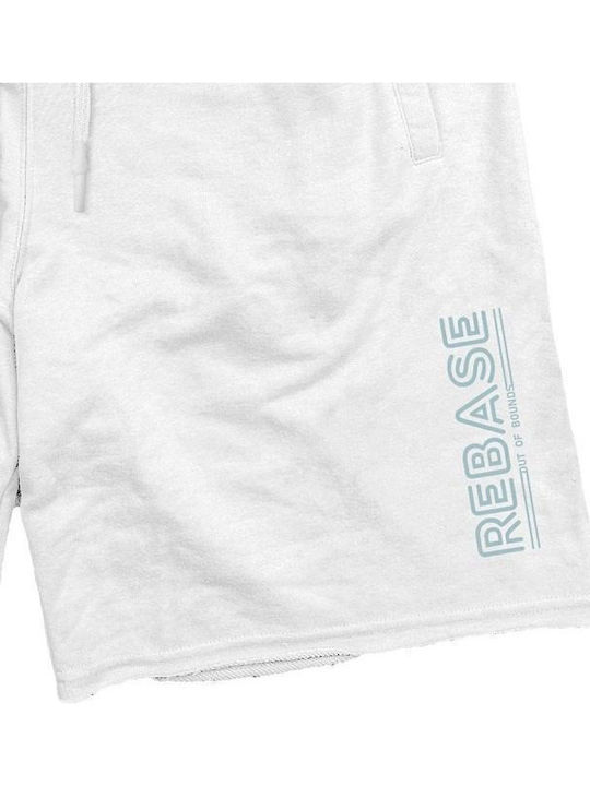 Sportliche Herrenshorts Weiß