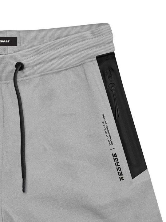 Rebase Sportliche Herrenshorts Gray