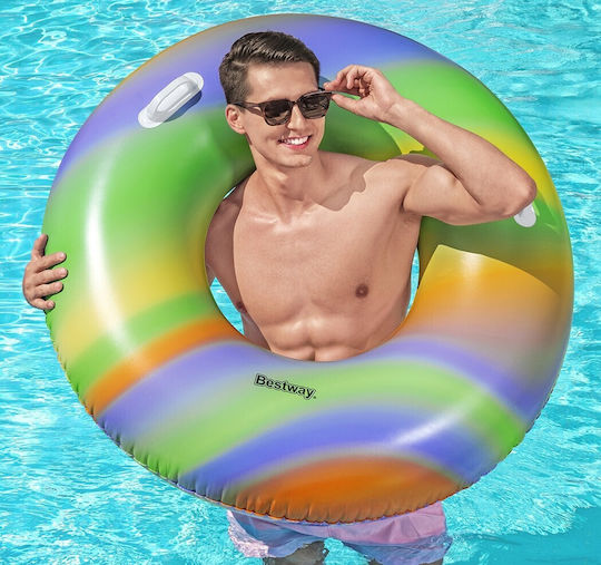 Bestway Kids' Swim Ring with Handles and Diameter 119cm.