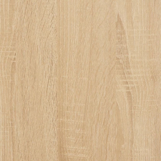 vidaXL Sonoma Дърво Кутия за съхранение с капак Кафяв 50x30x28см 1бр