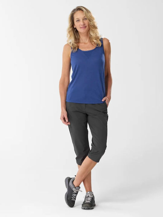 Women's Summer Blouse Sleeveless Blue