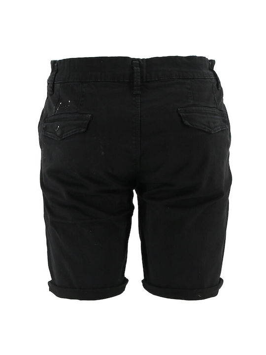 Cosi Jeans 59 Veggio Men's Shorts Chino Black 59-VEGGIO