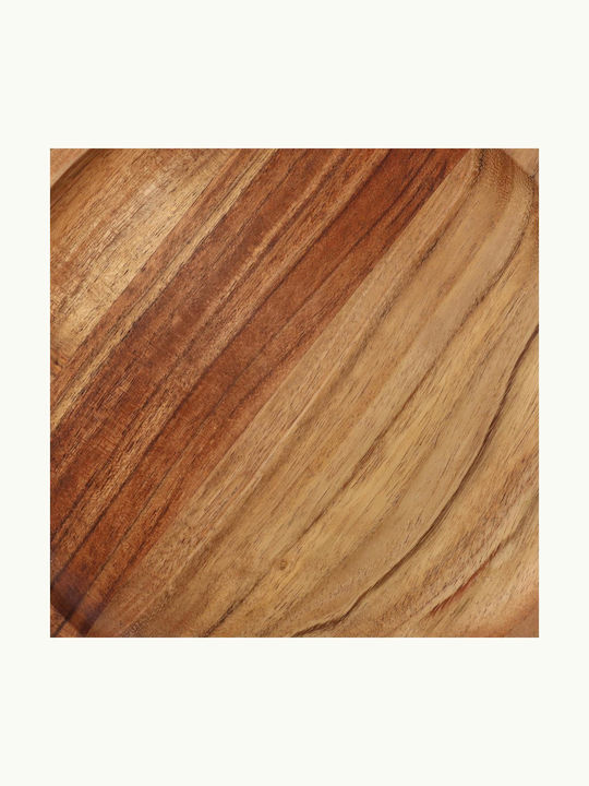 ArteLibre Ξύλινος Δίσκος Σερβιρίσματος 25.4x25.4x2.5cm